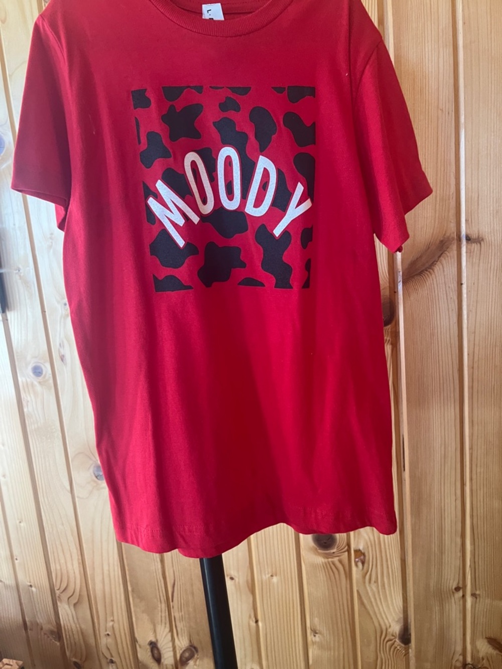 Moody Red Short Sleeve Kids Tee